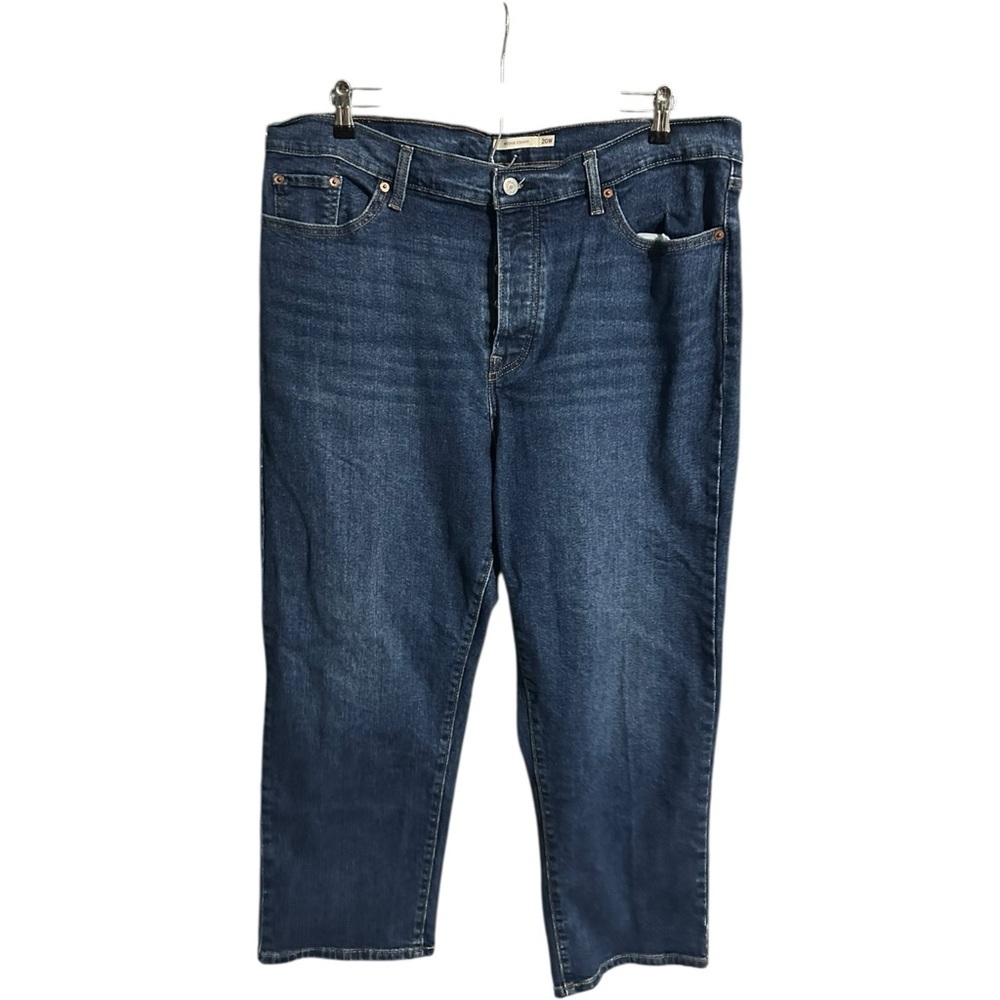 Levi's Wedgie Straight Jeans Blue Size 20W (24" inseam) - Picture 2 of 4